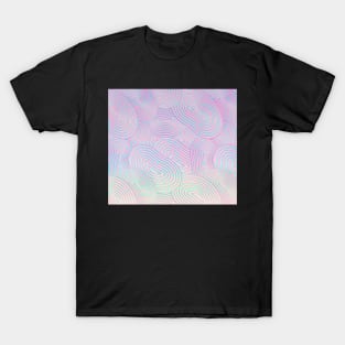 Soft shapes iridescent colors T-Shirt